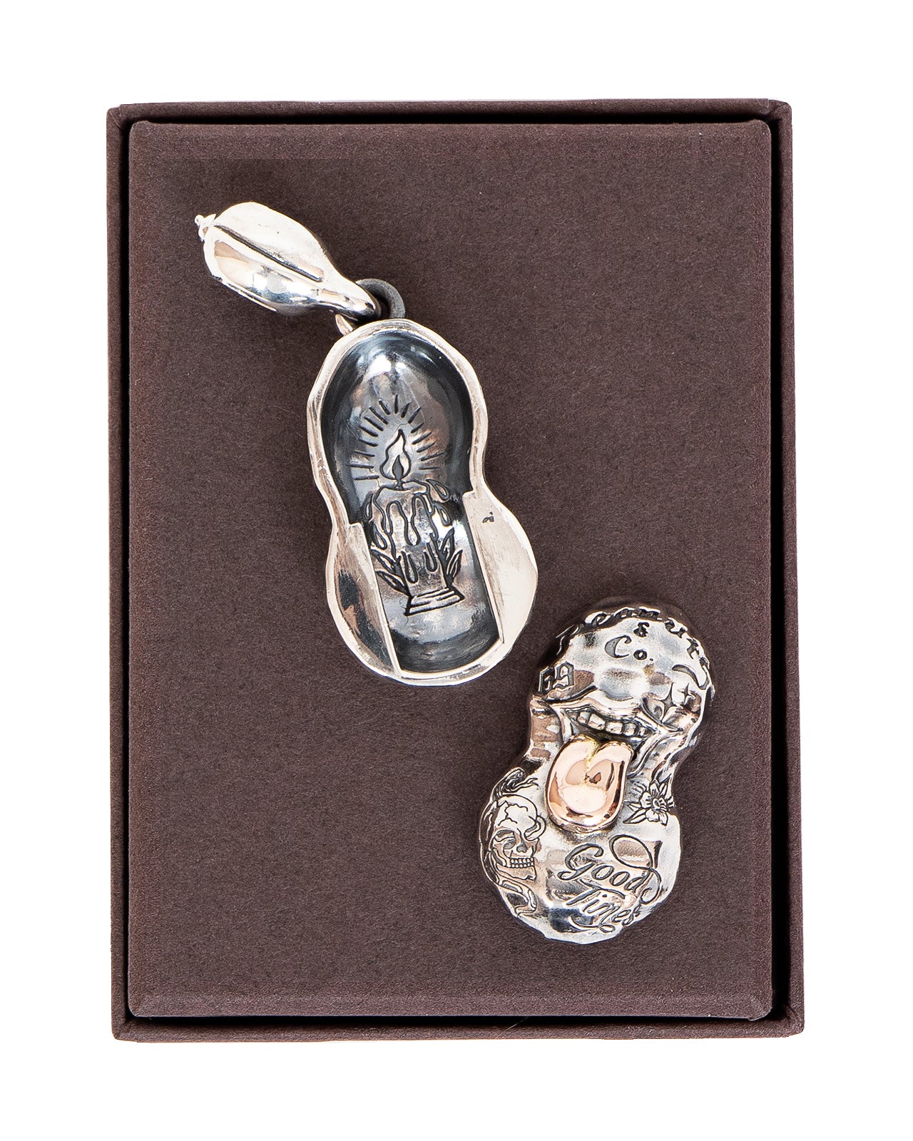 Peanuts & Co Bero Tattoo Peanuts (Slide) Large, Silver × K10PG - Image 2