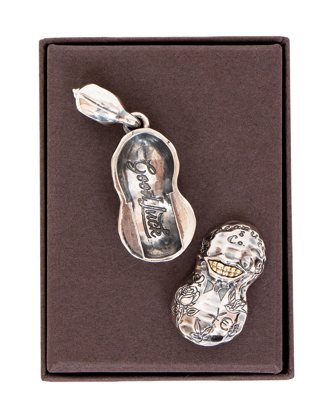 Peanuts & Co Tattoo Peanuts (Slide) Large, Silver × K10PG - Image 2