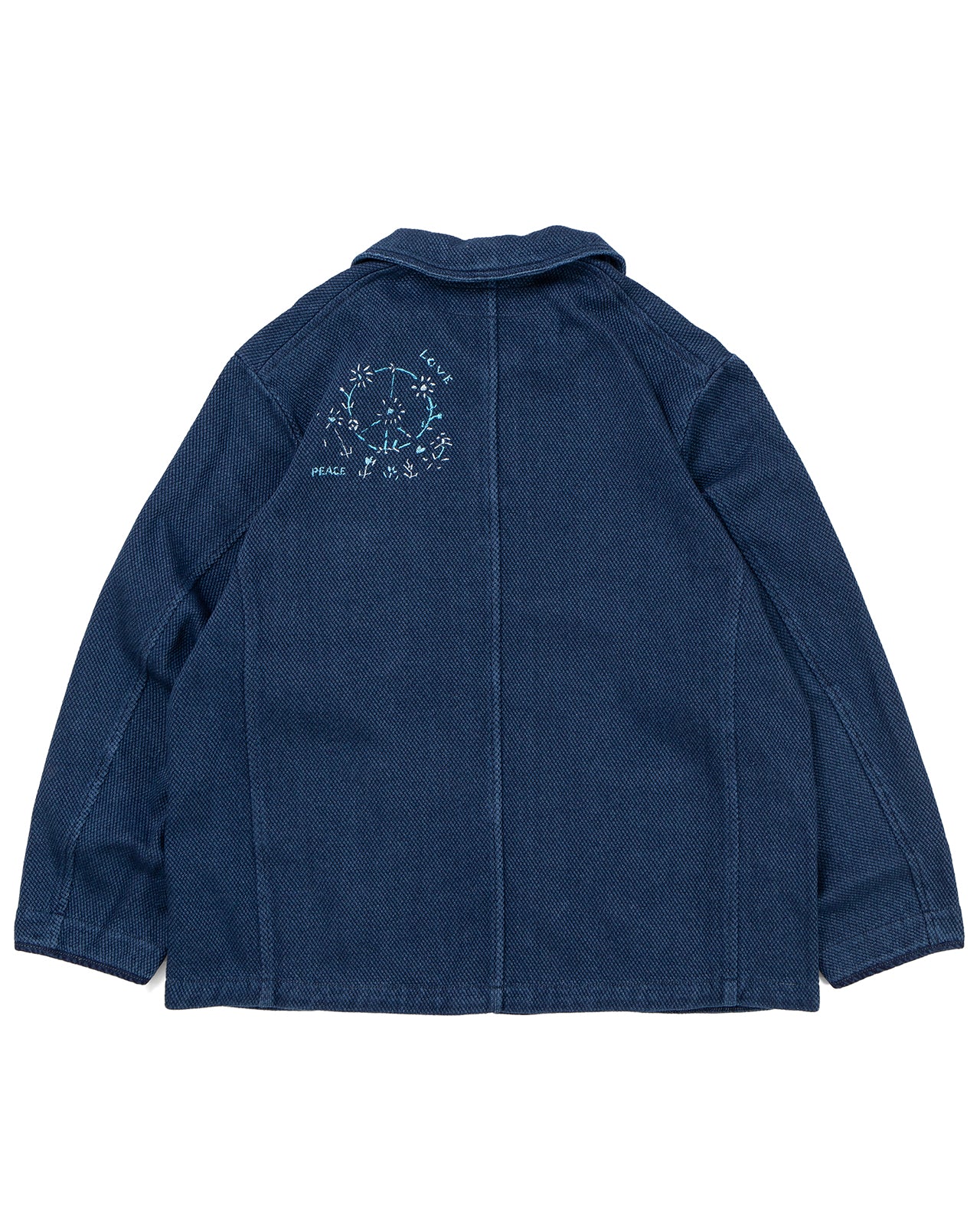Porter Classic Kendo French Jacket, Embroidery, Blue - Image 3