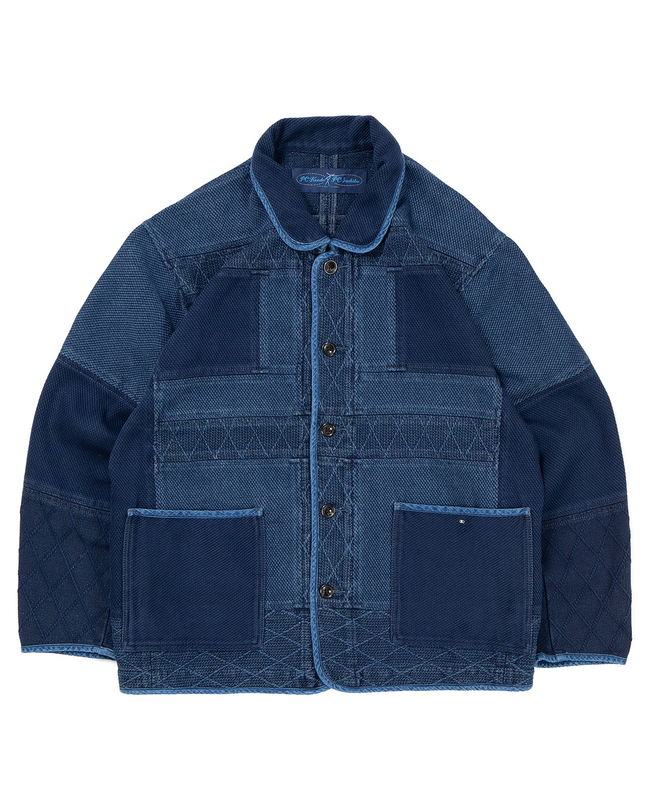 Porter Classic Kendo Katsu Jacket, Platinum Charm, Blue