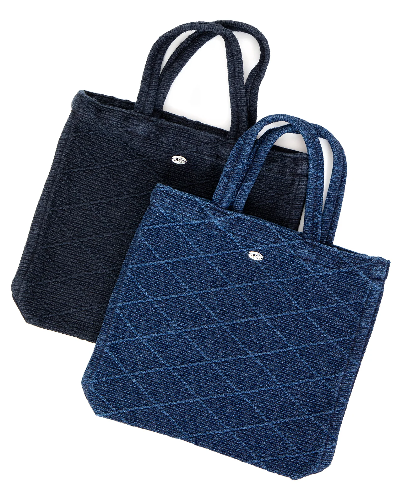 Porter Classic Kendo Mini Tote Bag, Silver Charm, Blue - Image 2