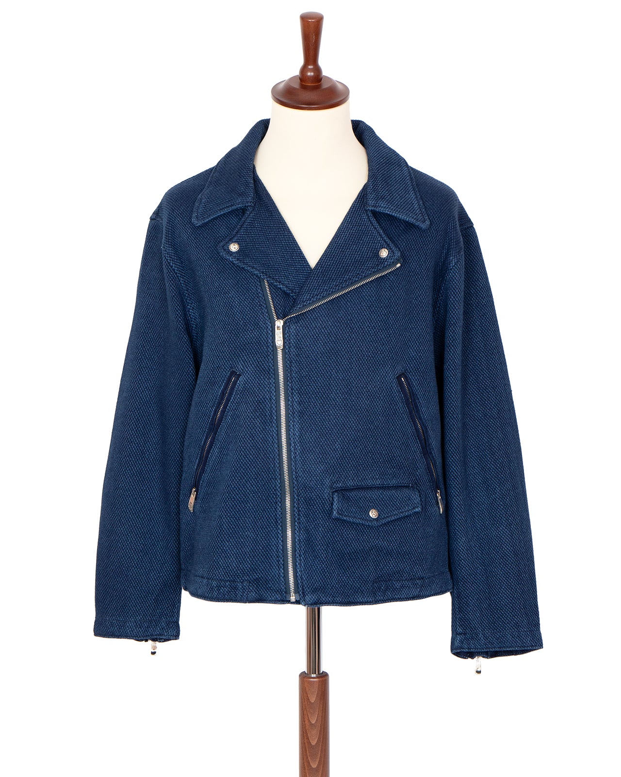 Porter Classic PC Kendo Riders Jacket, Blue - Image 6