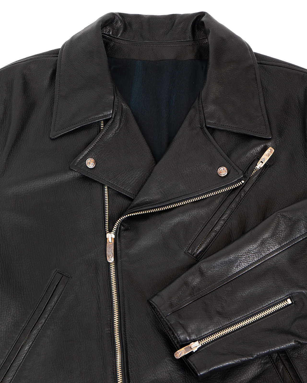 Porter Classic PC Riders Jacket W / Love & Peace Silver - Image 4