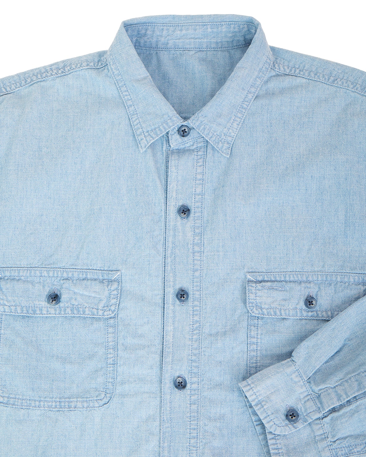 Porter Classic Shawshank Chambray Work Shirt - Image 4