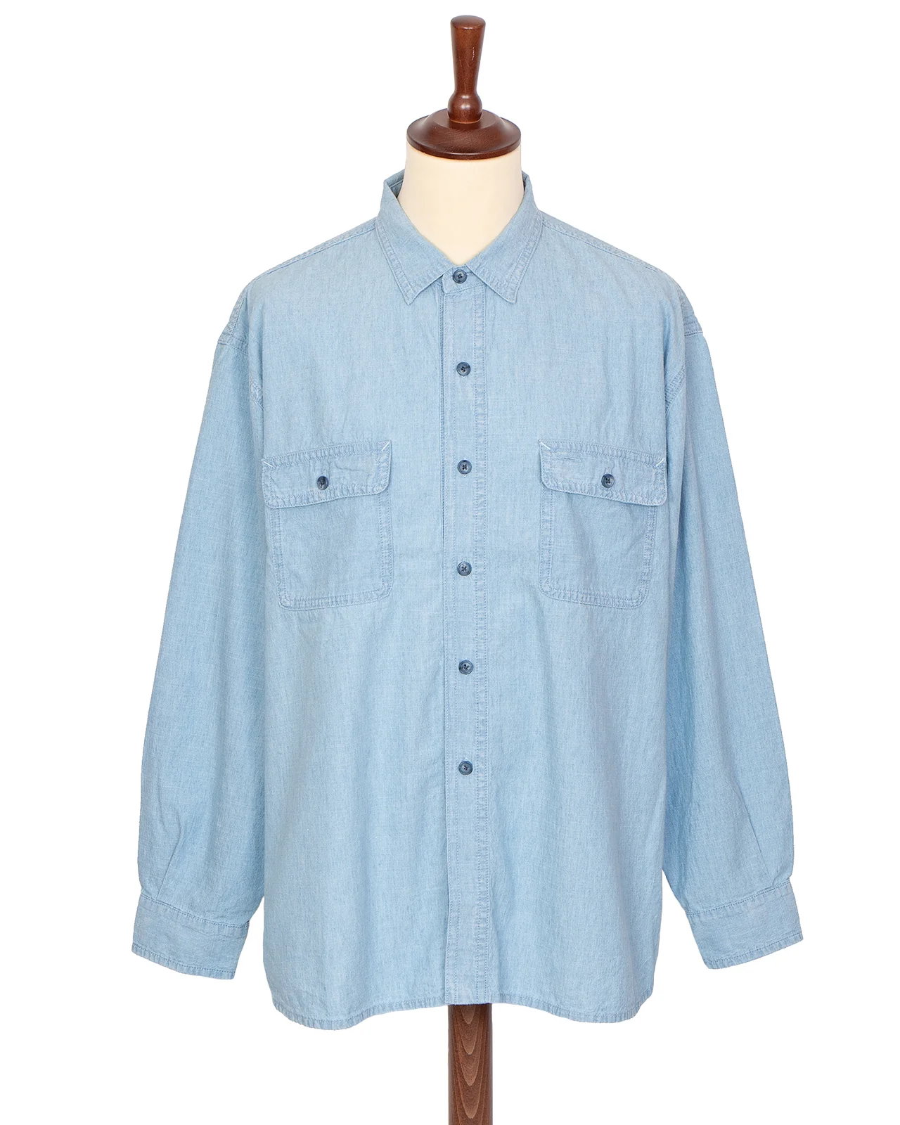 Porter Classic Shawshank Chambray Work Shirt - Image 5