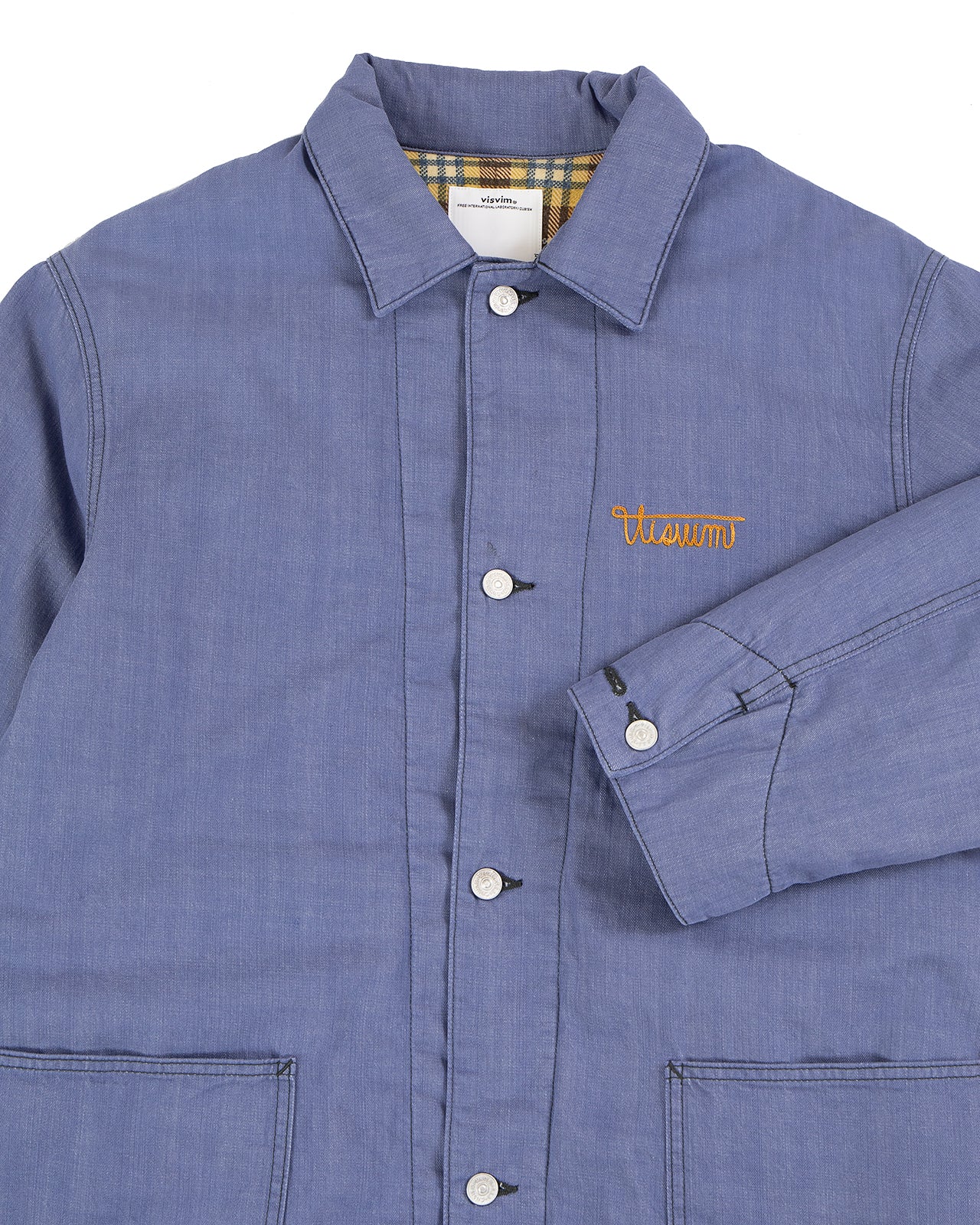 Visvim Osiris Down Coverall DMGD, Navy - Image 4