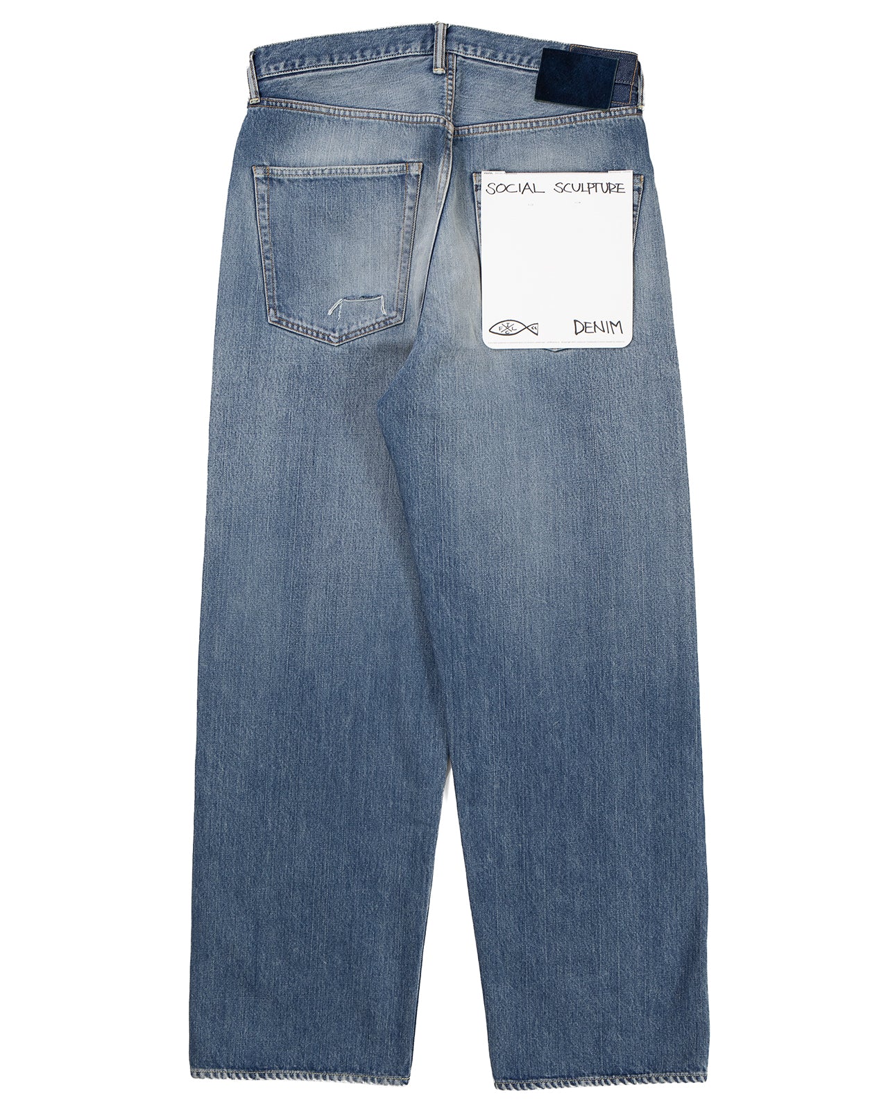 Visvim Social Sculpture 01 EX Wide DMGD-43 - Image 3