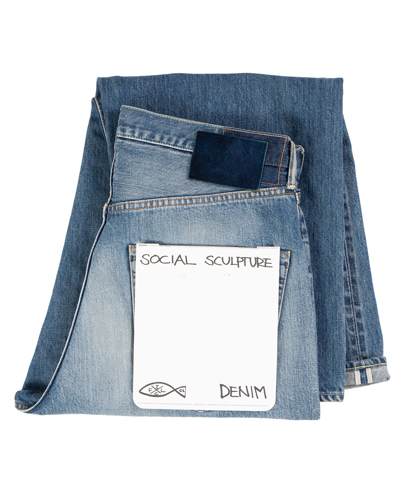 Visvim Social Sculpture 01 EX Wide DMGD-43 - Image 6