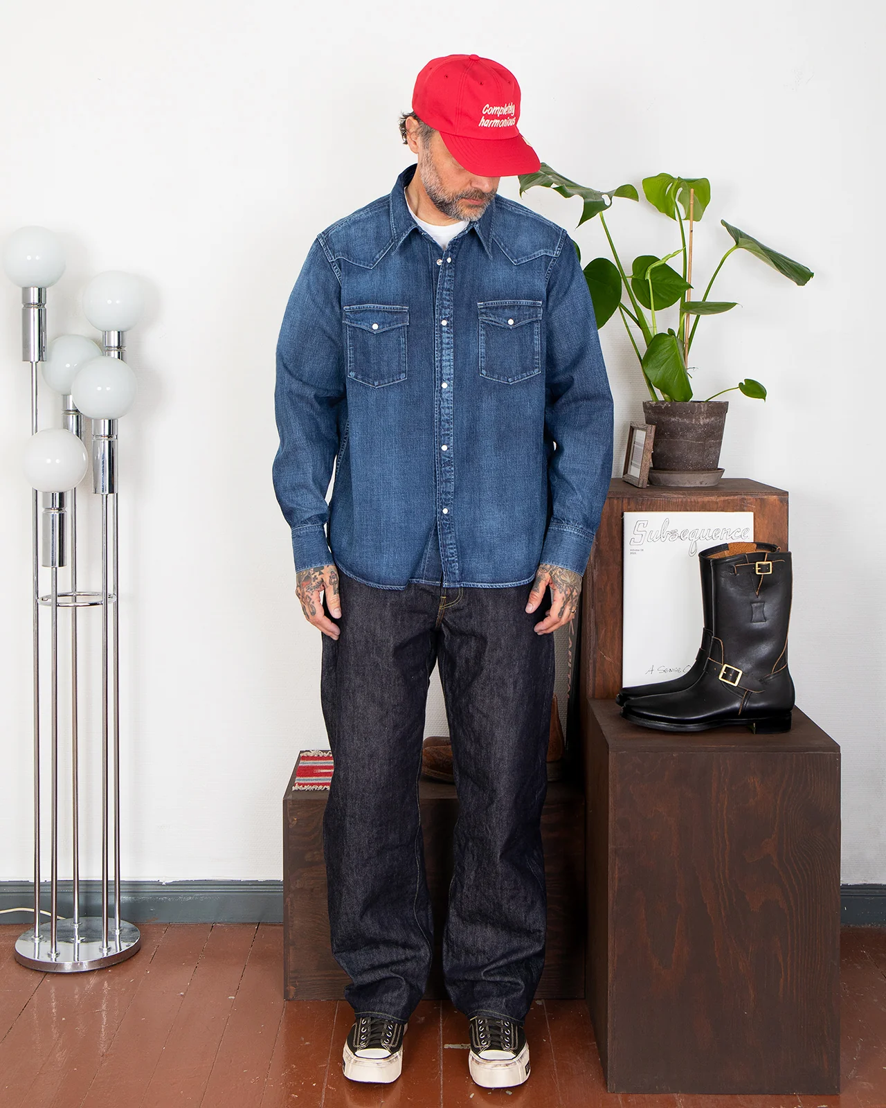 Visvim Excelsior II Cap, Red - Image 2